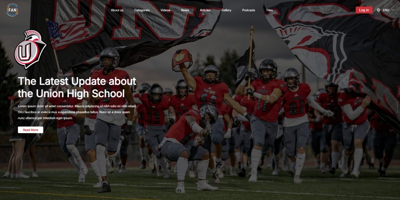 Screenshot of Project Ten - A Nuxt.js Application for FAN network