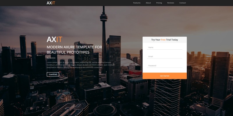 Screenshot of Project Thirteen - Bootstrap Template
